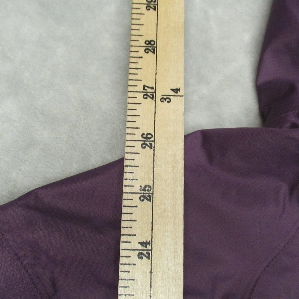 Merrell Jacket Womens Medium Purple Fallon Lightweight Hooded Wind Rain Full Zip